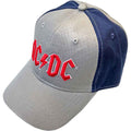 AC/DC Red Logo Blue, Grey