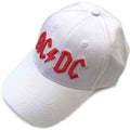 AC/DC Red Logo White