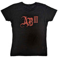 Alter Bridge AB III Red Logo Black