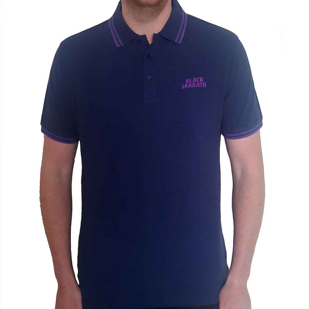 Black Sabbath Wavy Logo Blue