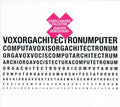 CHARLEMAGNE PALESTINE & JOACHIM MONTESSUIS Voxorgachitectronumputer