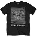 Disney Mickey Mouse Unknown Pleasures Black
