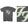 Foo Fighters Gold FF Logo Grey