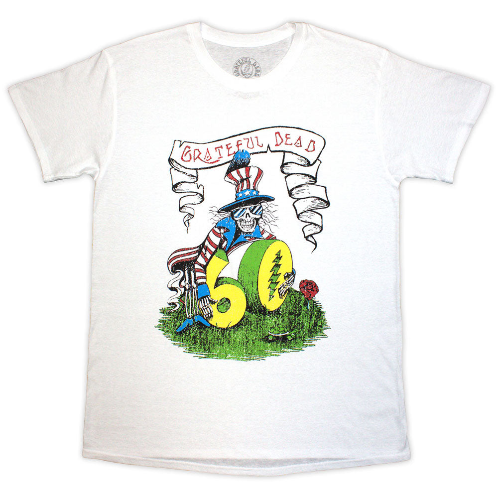 Grateful Dead 60th Rose Pose White
