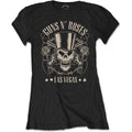 Guns N' Roses Top Hat, Skull & Pistols Las Vegas Black