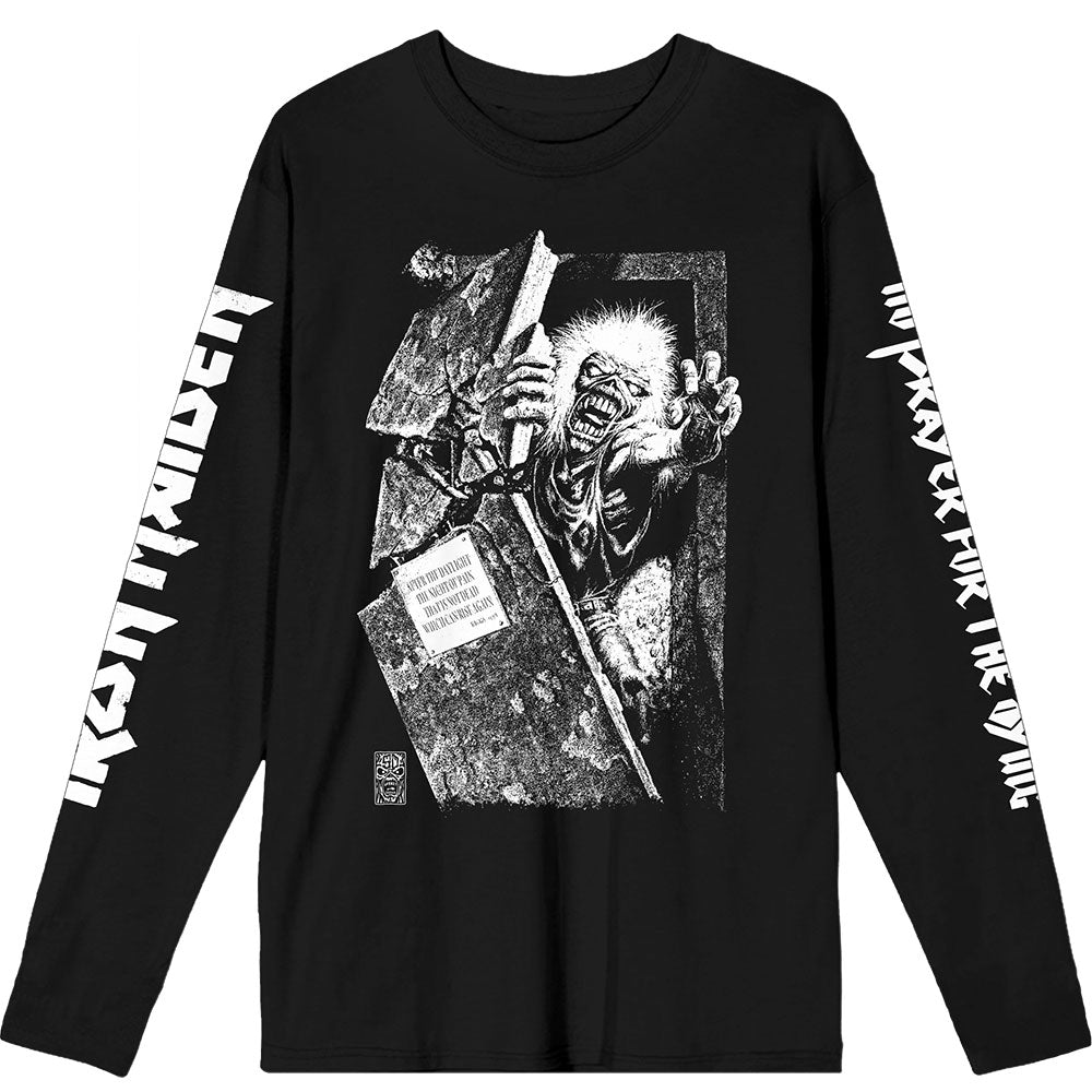 Iron Maiden No Prayer Grave Isolated Black