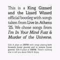King Gizzard and the Lizard Wizard Songs From I'M In Your Mind Fuzz & Murder Of The Universe Live In Athens '25