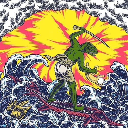 King Gizzard & The Lizard Wizard Teenage Gizzard (50/50 Magenta/ Yellow Splatter Colored Vinyl)