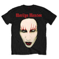 Marilyn Manson Red Lips Black