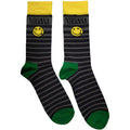 Nirvana Yellow Smiley Pattern Black