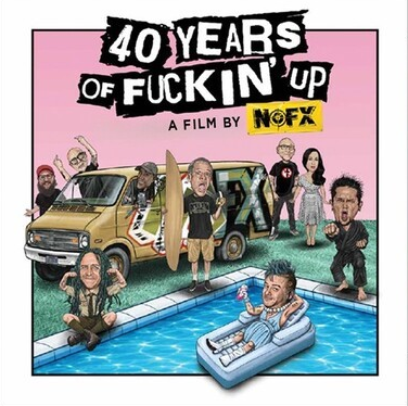 NOFX 40 Years of Fuckin' Up (Original Soundtrack) (Vinyl Voice Edition) (Turquoise Colored Vinyl) (2 Lp's)
