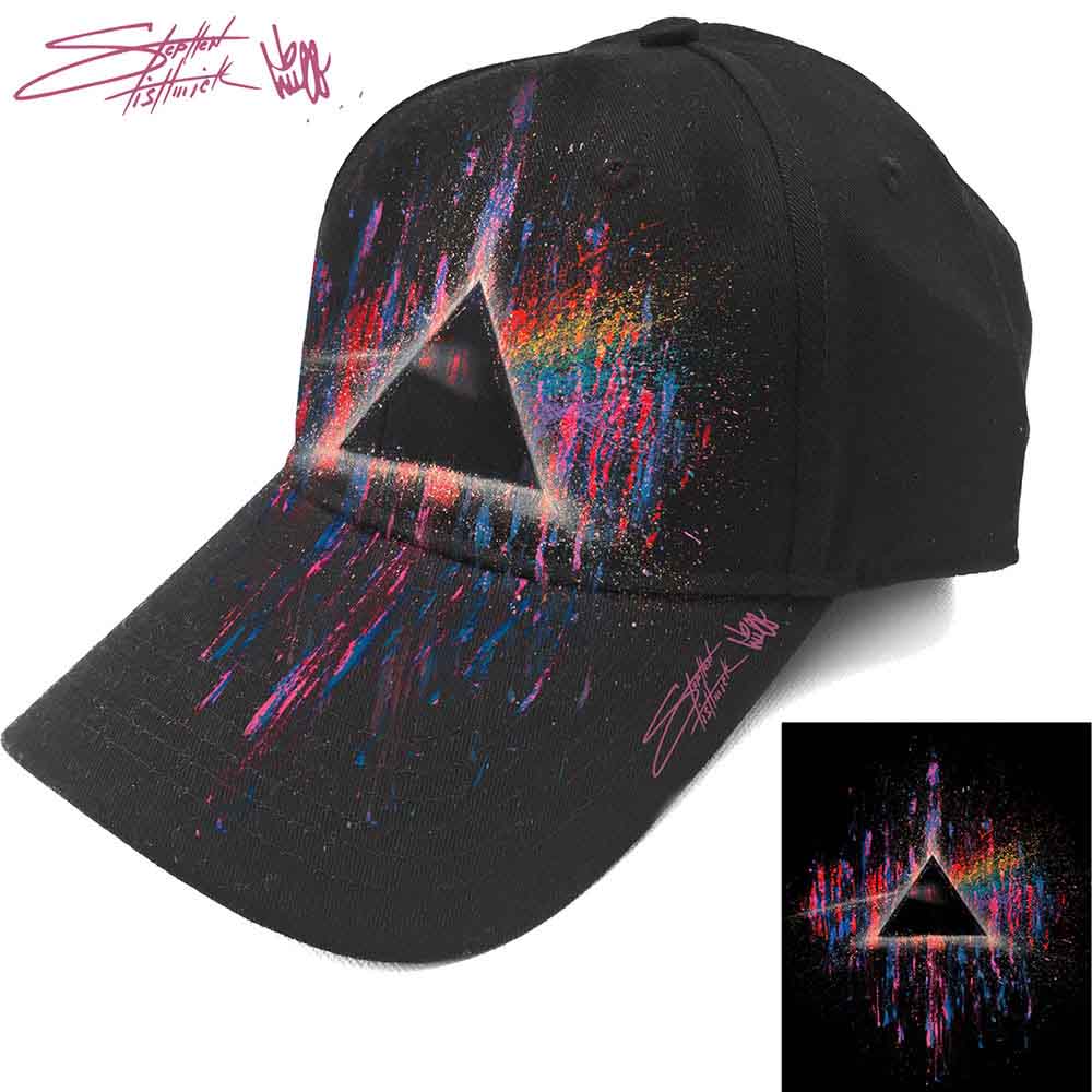 Pink Floyd Dark Side of the Moon Pink Splatter Black