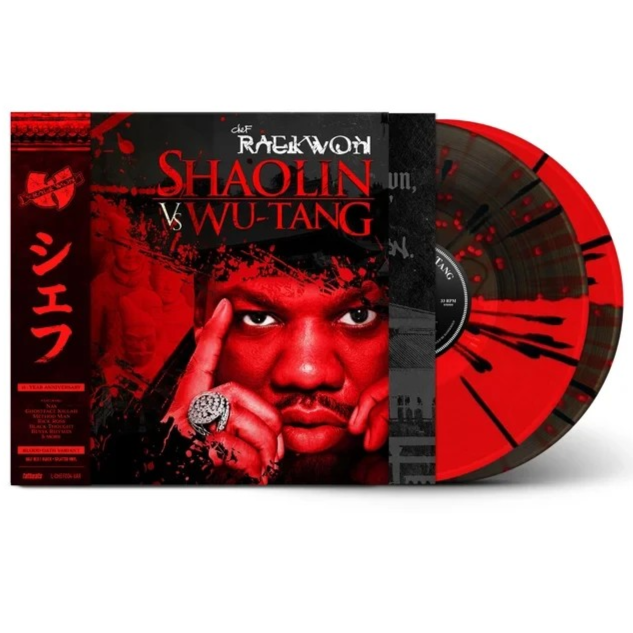 Raekwon Shaolin vs. Wu Tang: 15th Anniversary Edition (Indie Exclusive, "Blood Oath" Half Red/ Black Splattter Colored Vinyl) (2 Lp's)