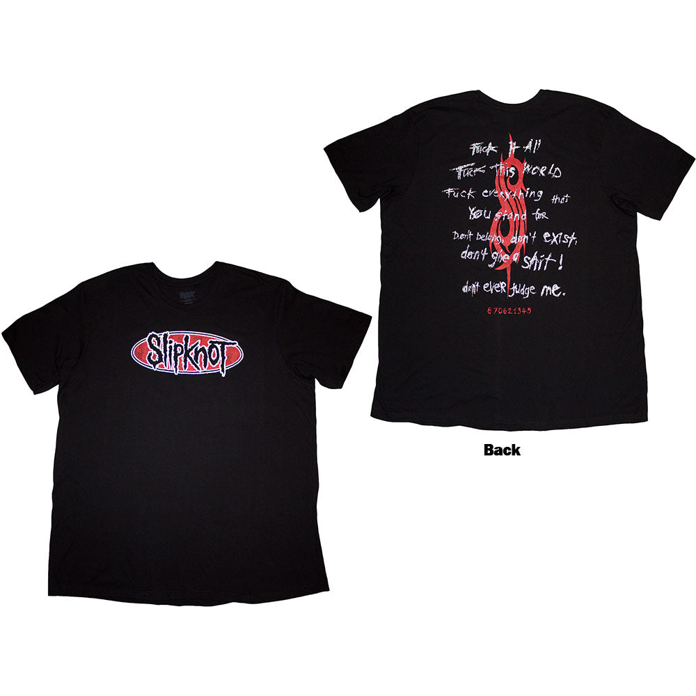 Slipknot F It All Black