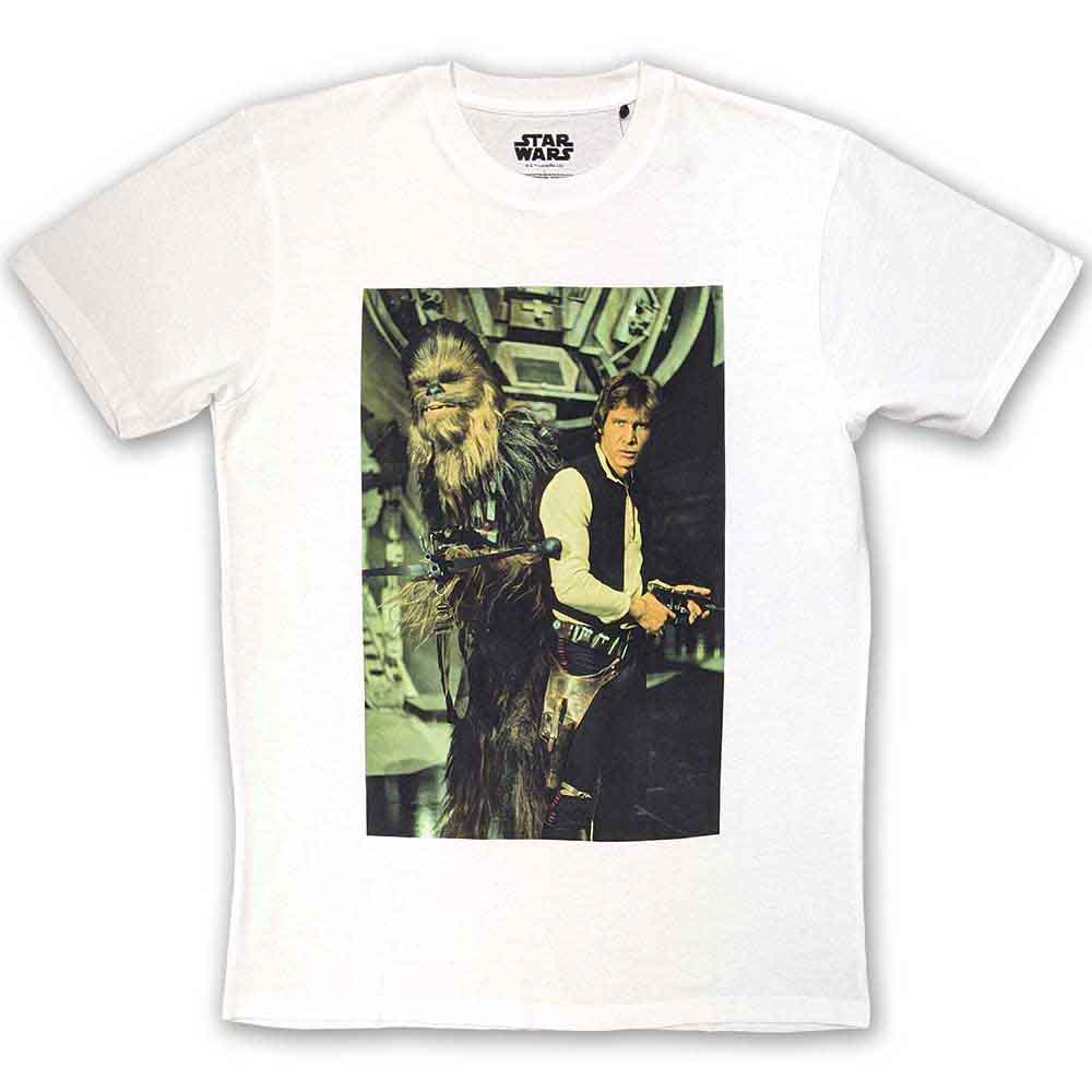 Star Wars Chewbacca & Han Stare White