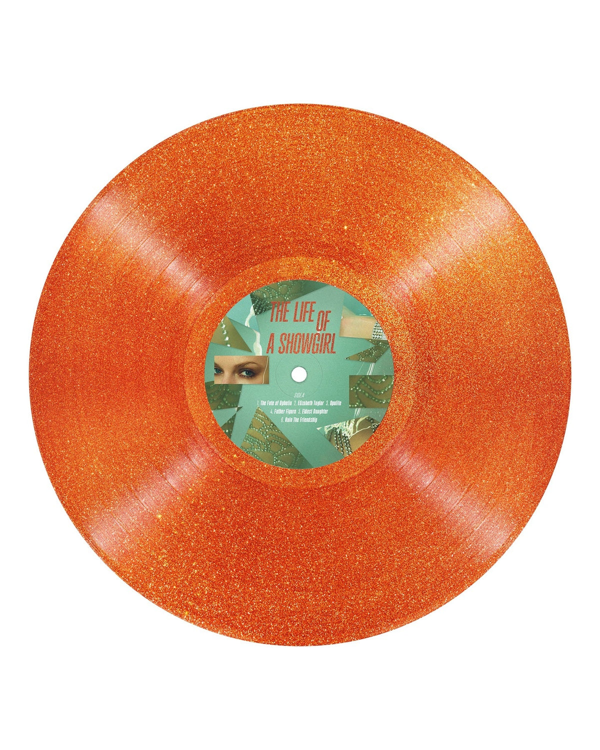 Taylor Swift The Life Of A Showgirl [Sweat And Vanilla Perfume Portofino Orange Glitter Vinyl]