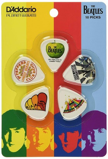 The Beatles Planet Waves 1CWH610B3 Beatles Guitar Picks Albums 10 Pack Heavy (Guitar Pick)