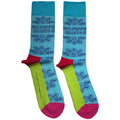 The Beatles Sgt Pepper Text Outlines Blue