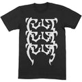 The Cult Repeating Logo Black