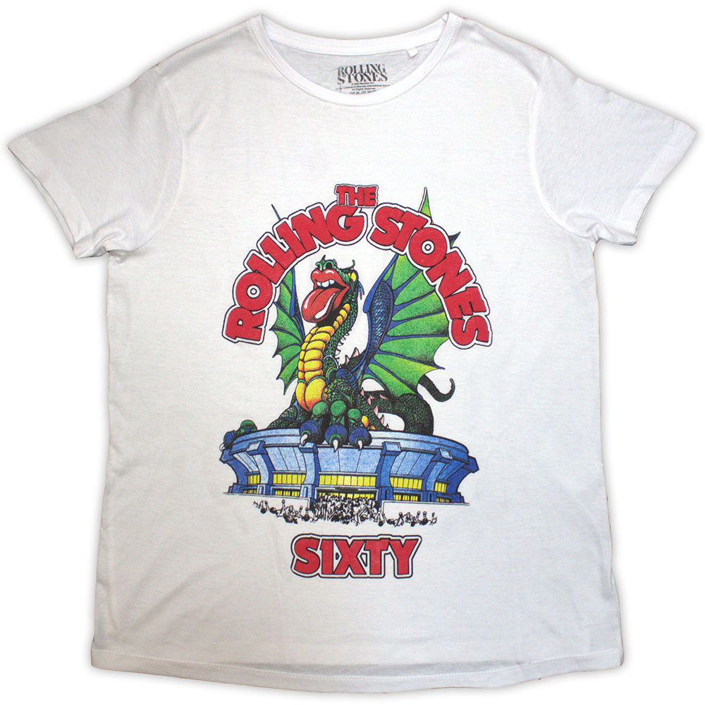 The Rolling Stones Sixty Stadium Dragon White