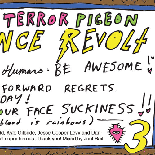 The Terror Pigeon Dance Revolt Three Inches of Music Series
