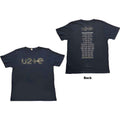 U2 I+E 2015 Tour Dates Blue
