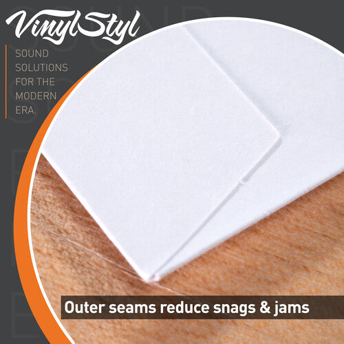 Vinyl Styl Vinyl Styl® 12 Inch Archival Inner Record Sleeves - HDPE-Lined - 50 Count (White)